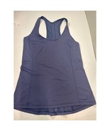  Lululemon Athletica Sculpt It Singlet Racerback Blue Purple Gray Size 2... - $464.68 MXN