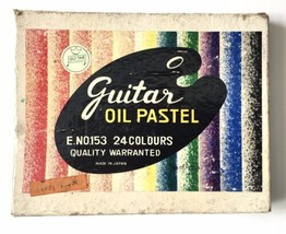 Vintage Guitar Oil Pastels 22 Colors Art Drawing Japan E.No.153 USED Rea... - £7.82 GBP