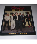 Huey Lewis Concert Tour Program Vintage 1987 TICKET STUB Los Angeles For... - €42,89 EUR