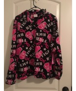 2-Piece Jennifer Lauren Women&#39;s Large Pajama Set FIGHT BACK Cancer Aware... - £47.27 GBP