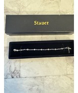 Sterling Silver Stauer Tennis Bracelet w/Blue Sapphire Semiprecious Ston... - $111.85