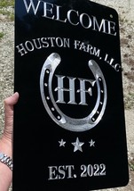 Engraved YOUR LOGO 12x18 Aluminum Diamond Etched Garden Flag Business Ya... - $49.95