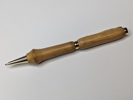 Slimline Twist Pen Gold Finish Alder Body Hand Turned Pen - £18.90 GBP