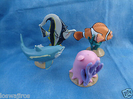Disney&#39;s Finding Nemo Figure 4 Piece Set PVC Toy Cake Toppers  - £3.05 GBP
