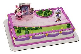 DecoSet® Disney Minnie Mouse Happy Helpers Cake Topper 3-Piece Topper Set wit... - £24.76 GBP