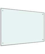 vidaXL Kitchen Backsplash White 35.4&quot;x23.6&quot; Tempered Glass - $1,958.84 MXN