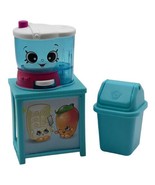 Shopkins Smoothie Blender With Stand Swinging Lid Trash Can 2pc Lot Blue... - £8.32 GBP