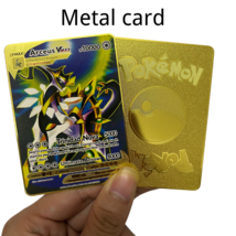 10000 point arceus vmax pokemon metal cards DIY card pikachu charizard golden  - $5.20