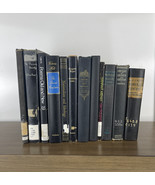 Lot Of 12 Black Old Vintage Antique Hardcover &amp; 1PBK books Staging or De... - £37.01 GBP