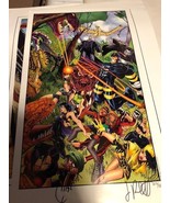 JOE QUESADA &amp; JIMMY PALMIOTTI HAND SIGNED  15x10   Rare     217 of 500 - $296.99