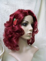 Deluxe Licensed Strawberry Shortcake Costume Wig w/ Clip Cartoon Character Anime - £19.65 GBP