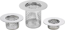 Bathroom Drain Strainers (Set Of 3 Sizes), Hair Catcher For Bathroom Sink - $49.21 CAD
