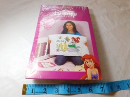 Disney Princess Ariel 1134-25 pillowcase art kit crayons Janlynn Little ... - £30.76 GBP
