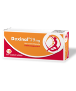 3 PACK  Dexinal for mild to moderate pain 25 mg x10 tablets - $111.27 CAD