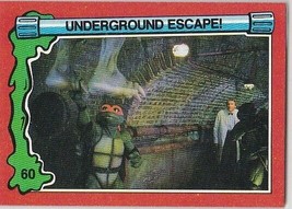 N) 1991 Topps - Teenage Mutant Ninja Turtles 2 - Movie Trading Card - #60 - £1.55 GBP