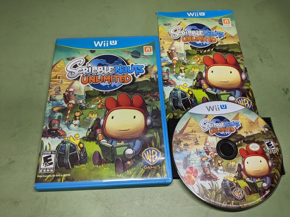 Scribblenauts Unlimited Nintendo Wii U Complete in Box