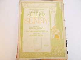 Vintage Sheet Music 1925 Sunny Main Theme From The Musical Comedy Jerome Kern - £7.05 GBP