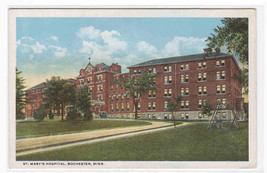 St Mary&#39;s Hospital Rochester Minnesota 1920c postcard - £4.96 GBP