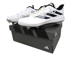 ADIDAS Adizero Afterburner 9 Baseball Cleats, White Black Athletic Footwear - $75.00