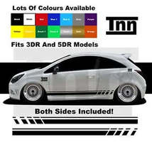 For Vauxhall Corsa VXR SRI SXI Side Stripe Stickers Graphics Decals  Car... - £31.92 GBP