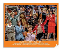 Women&#39;s Basketball Coach Pat Summitt Tennessee Volunteers UT Lady Vols C... - $24.99+