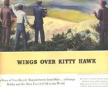 Wings Over Kitty Hawk 1930&#39;s Magazine Ad Socony Vacuum Oil Company  - $17.82