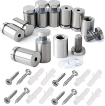 12 Pieces 3/4 X 1.2 Inch Sign Holders Standoff Screws Wall Mount Hardwar... - $12.14