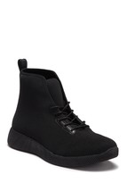 Kenneth Cole Wize Sneaker Men High Top Sneakers Size US 10.5 Black Canvas - $41.57