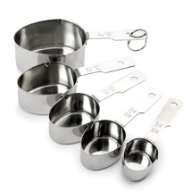 Norpro Set Stainless Steel 5 Piece Measuring Cup, One Size - £29.56 GBP
