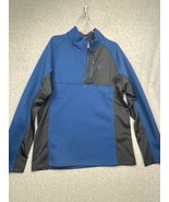 Spyder Pullover 1/4 Zip Fleece Sweater Activewear Mens XL Outdoor Hiking... - $34.88