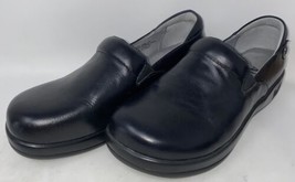 Alegria KEL-640 Women&#39;s Slip-Resistant Clogs Shoes Size 36 Black Leather 6/6.5 - £31.97 GBP