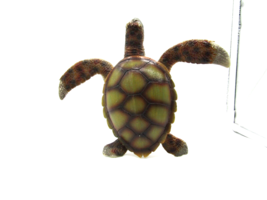 Vintage 1990&#39;s Play Visions Sea Turtle Figure Green Wildlife Replica Nature Toy - £13.21 GBP