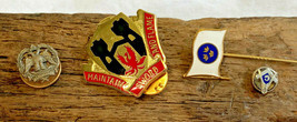 Pin Lot Swedish American Line David Brannfors Masonic Army Jewelry Tack ... - £23.88 GBP