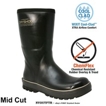 Dryshod Sizes 7-15 Mudslinger Mid Cut Premium Rubber Work Boot Brown MUD... - £106.62 GBP