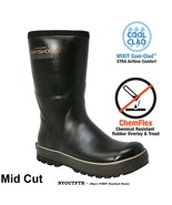 Dryshod Sizes 7-15 Mudslinger Mid Cut Premium Rubber Work Boot Brown MUD... - $184.57 CAD