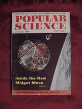 Popular Science Magazine January 1956 Satellites Amc Rambler - £6.79 GBP