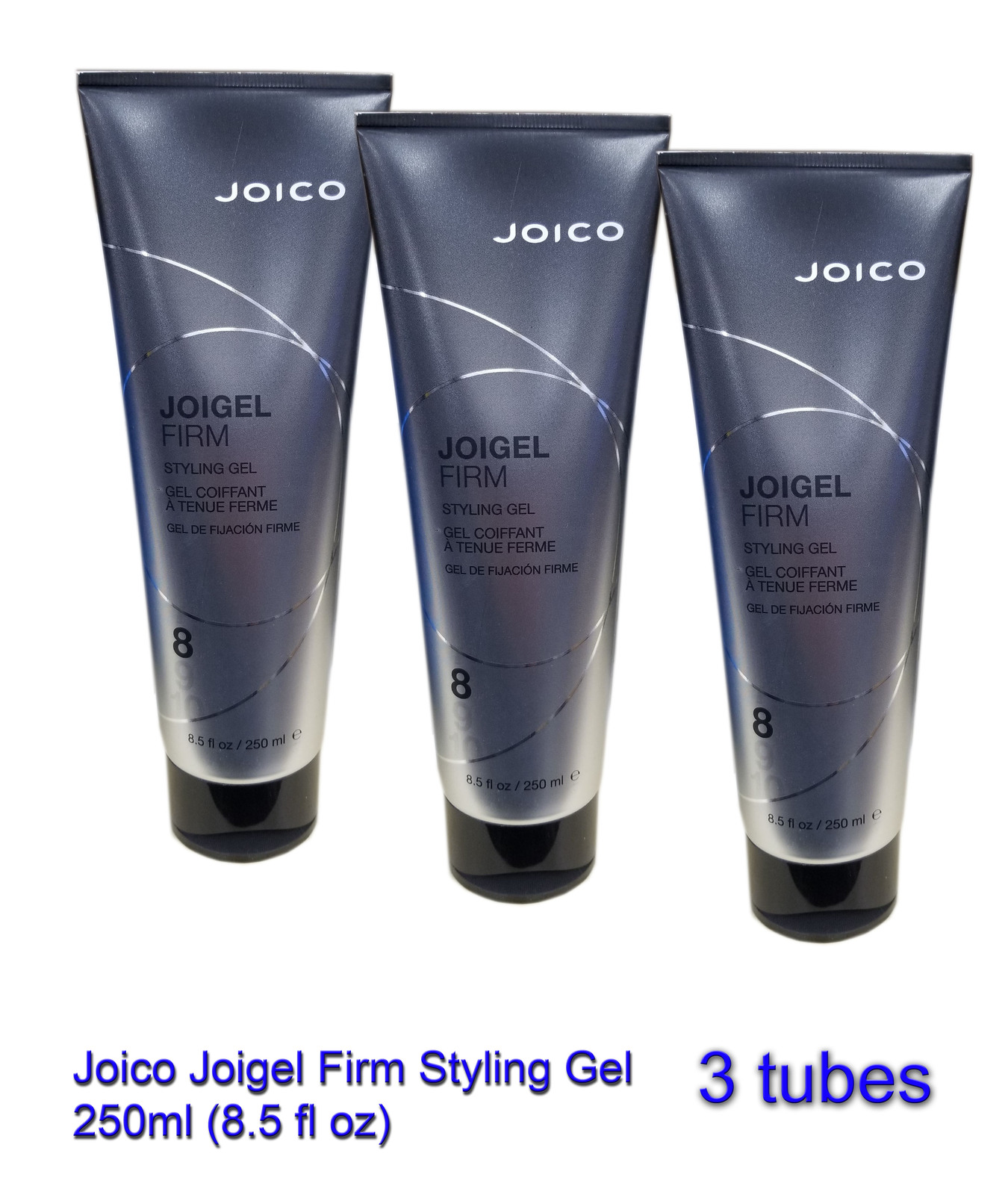 JOICO JOIGEL FIRM Hair gel #8 250ml 8.5 fl oz x 3 tubes - $61.90