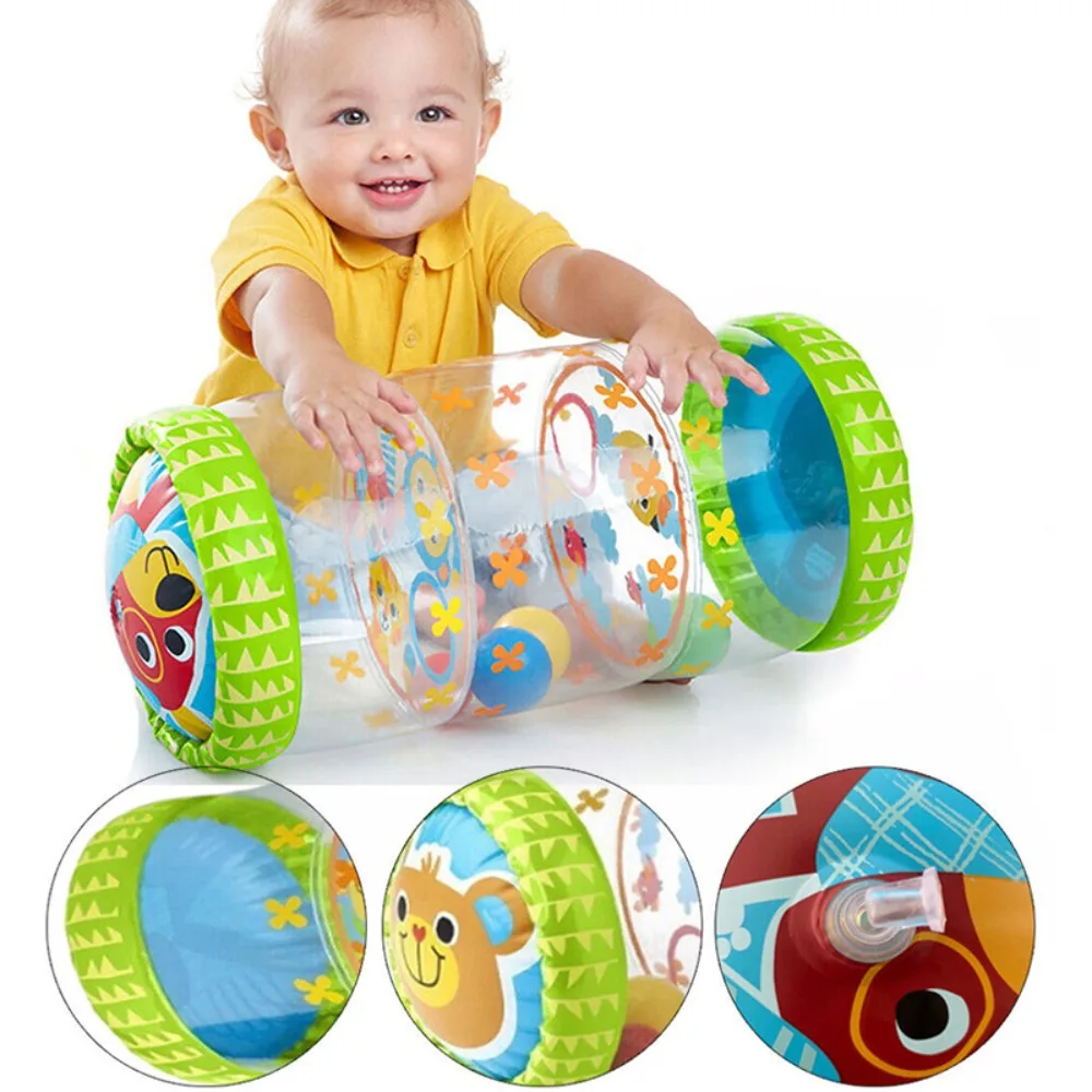 Inflatable Crawling Baby Rattles Toys For Newborn Baby Toy  Montessori - £13.25 GBP