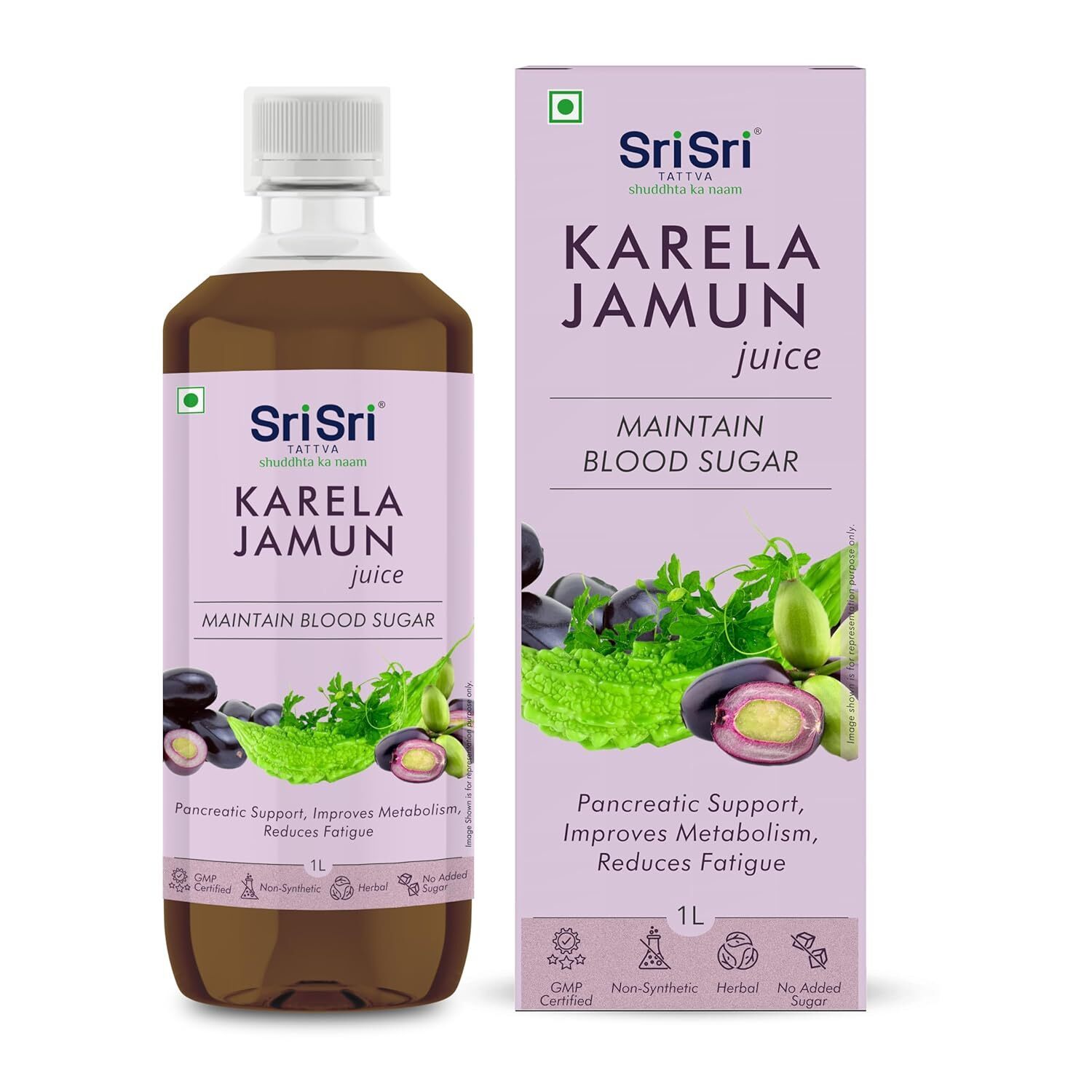 Sri Sri TATTVA Karela Jamun Juice - Ayurvedic Juice 100o ml - $37.61