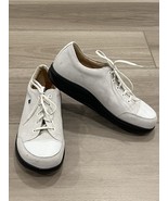 Finn Comfort Sneaker Women 6.5 Black Ikebukuro Round Toe Laced Up Casual... - $69.29