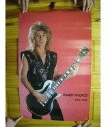 Randy Rhoads Ozzy Osbourne Quiet Riot Guitar Body Shot Poster-
show orig... - €157,24 EUR
