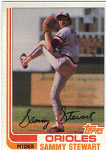 1982 Topps Sammy Stewart Baltimore Orioles #679 Baseball Card - £1.54 GBP