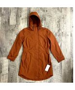 Athleta Women's Rainout Sutro Long Trench Rust Orange - $109.76