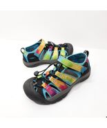 KEEN Kids Newport H2 Rainbow Tie Dye Water Sandals Youth Size 3 EU 35 - $26.99