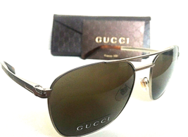 New GUCCI GG 2270/F/S CGS70 59mm Silver Men&#39;s Sunglasses Italy - £279.71 GBP