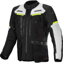 ALPINESTARS Bogota Pro Drystar® Jacket - Dark Black/Ice Gray/Yellow Fluo... - £328.70 GBP