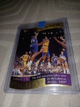 1998-99 Upper Deck Kobe Bryant Memorable Moments #4 Lakers MVP  - £5.48 GBP