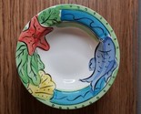 Sango Key West Soup Cereal Bowl Fish Starfish 9.25&quot; Set of 6 - £16.02 GBP