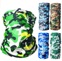 5pcs Face Neck Gaiter Unisex Cooling Scarf Balaclava Headwear Mask for Women Men - £7.08 GBP