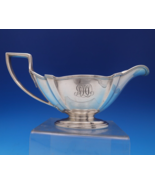 Plymouth by Gorham Sterling Silver Gravy Boat #A2801 with Monogram (#3618) - $659.80 CAD